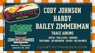 Country Thunder Music Festival June 2024!! Bristol Motor Speedway!!