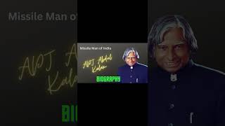 APJ Abdul Kalam Biography | Listen Slot