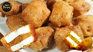 paneer pakora recipe/how to make crispy paneer pakoda/paneer pakora easy recipe/snacks recipes