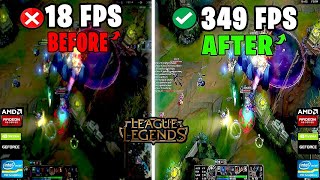 How To Optimize League Of Legends For Gaming | FIX FPS DROP & FPS BOOST(2024)