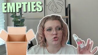 SO MUCH used up skincare! | EMPTIES AFTER 6 MONTHS