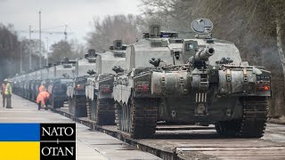 300 British Armored Military Vehicles Enter Ukraine