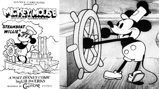 Steamboat Willie (1928) Walt Disney - The first Mickey Mouse cartoon