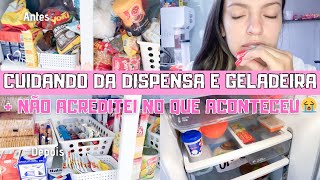 NÃO ACREDITEI QUANDO VI! ORGANIZAÇÃO DA DISPENSA E GELADEIRA. #donadecasa