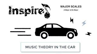 Music Theory in the Car 008 / Learning Major Scales - A & Eb