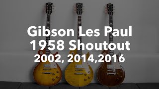 Gibson Les Paul 1958 Reissue Comparison