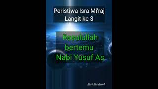 Rasulullah bertemu nabi yusuf as dilangit ke 3 saat isra miraj