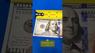 How LONG is a $100 BILL? - #real or #fake #money #100 #stanley #usa #franklin #hundred #america