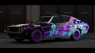 Forza Motorsports paint booth hyper-lapse, 1973 GT-R