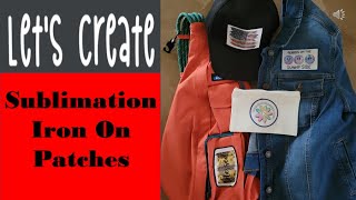 Sublimation Iron on Patches! #sublimationtutorial  #sublimationprinting #sublimation