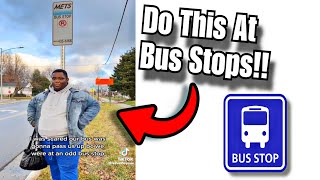 TikToker Tells Us How To Wait For The Bus!