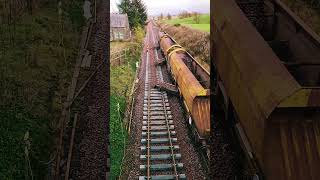 Railway Ballast slow-mo