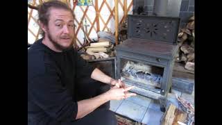 Fixing Wood Stove Grate easy quick fix