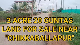 3 Acres 20 Guntas of farmland for sale near Chikkaballapur #farmlandsforsale #landforsale