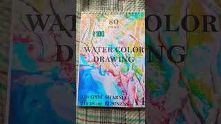 Water Color Drawing A4 Size #artsupplies