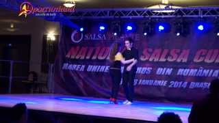 Salsa dance show Merecumbe - Johnny Colon - Congresul national de Salsa Brasov 2014 Oportunidad