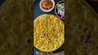 Methi Thepla | Gujarati Thepla | How to make Thepla #herbivorecucina #shorts