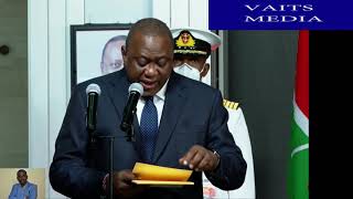 PRESIDENT UHURU KENYATTA  IN KINSHASA