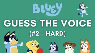 GUESS THE VOICE of the BLUEY Characters - Mega Quiz #2! (P.S. 10+ Points is a Great Score)