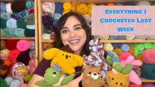 What I’ve Crocheted Last Week #4 // Market Prep // Crochet Vlog