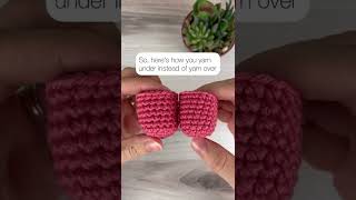 This might be the reason your stitches are not neat and tight! #amigurumi #crochet #yarn #shorts