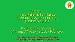 Samsung Galaxy A30s Hard Reset / Soft Reset / Factory reset