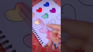 Drawing a pink heart 💖