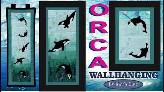 Kay's Cutz - Orca Wall Hanging & Runner - From Kreative Kiwi