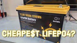 Is This The Cheapest Lifepo4 On The Market? GoKwh 100AH Lithium Battery Review