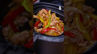 Airfryer'da Tavuk Fajita Tarifi 😍 Nefis Yemek Tarifleri #nefisyemektarifleri #shorts