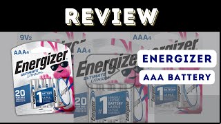 This is the Energizer Ultimate Lithium AAA Review!