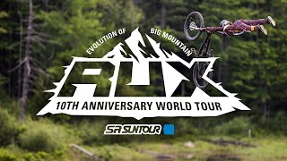 SR Suntour Rux World Tour 10th Anniversary Visits Highland Bike Park in Northfield New Hampshire USA