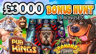 £3000 Bonus Hunt! Massive 18 Bonuses to open! | SpinItIn.com