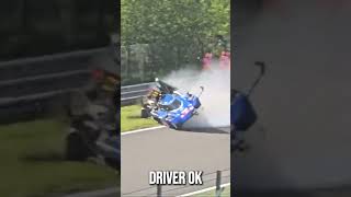 6h of SPA 2024   Earl Bamber Crash #shorts #fiawec