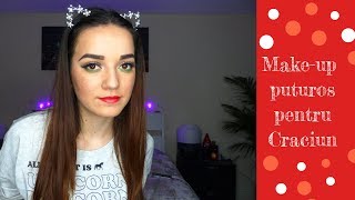 Make-up puturos pentru Craciun|| Ldy Anisia lazy make-up for Christmas