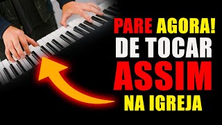 Toque assim na IGREJA, deixe qualquer ACORDE MAIOR no teclado com um som PROFISSIONAL