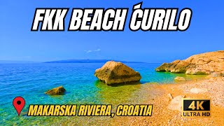 BEACH WALK: FKK BEACH ĆURILO - MAKARSKA, CROATIA