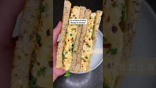 Egg sandwich ساندويچ تخم مرغ كم كالري #egg#eggs#calories#shorts#video#easy#breakfast#sandwich#viral