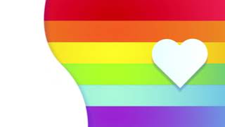 Pride Heart & Rainbow // Free Motion graphics