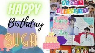 (◕ω◕) BTS Min Yoongi Birthday 💜Kpop journal with me - AKA Lil Meow birthday💜 #SugaB'Day #Shorts