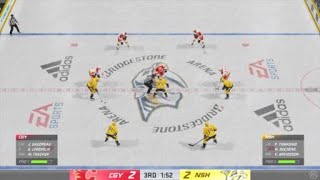 Semyon Chistyakov 1st career goal - Preds Franchise Mode, 2nd season - NHL21