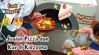 Drama Jualan Pizza dan Kue di Kidzoona - Old Mac Donald had a farm Farmer in The Dell | parentify