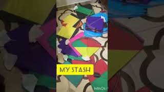 15 AUGUST 🇮🇳 KITE STASH 🔥READY #trending #kiteflying #kites #youtubeshorts #shorts