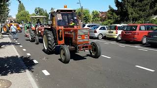 Modeltruck Train on Tractor Show part 01