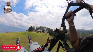 Paragliding landing  shot with insta360 X3