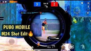 PUBG-MOBILE 😍|| M24 Shot Edit 🔥|| MG3 Lucky YT