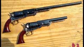 Uberti 1847 Walker 9" Vs. An 18" Barreled 1847 Walker Revolver!