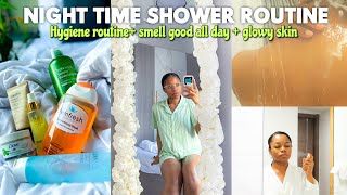 MY SIMPLE SHOWER & BODY CARE ROUTINE 2022 | soft glowy skin + feminine hygiene + skincare routine