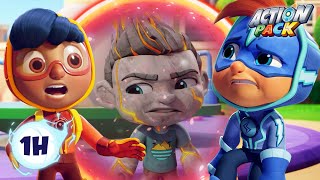 💥 Mason's Rock Power Adventure!  |  1H Compilation | Action Pack | Adventure Cartoon for Kids