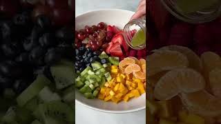 How to Make Fruit Salad (+ Honey Lime Dressing) 🍯